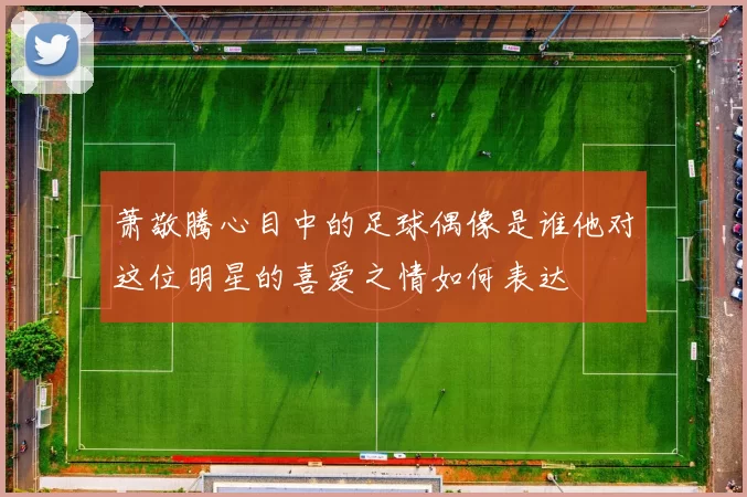 萧敬腾心目中的足球偶像是谁他对这位明星的喜爱之情如何表达